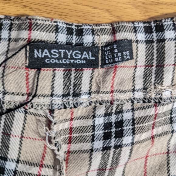 Checkered high waist pants - Picture 2 of 3